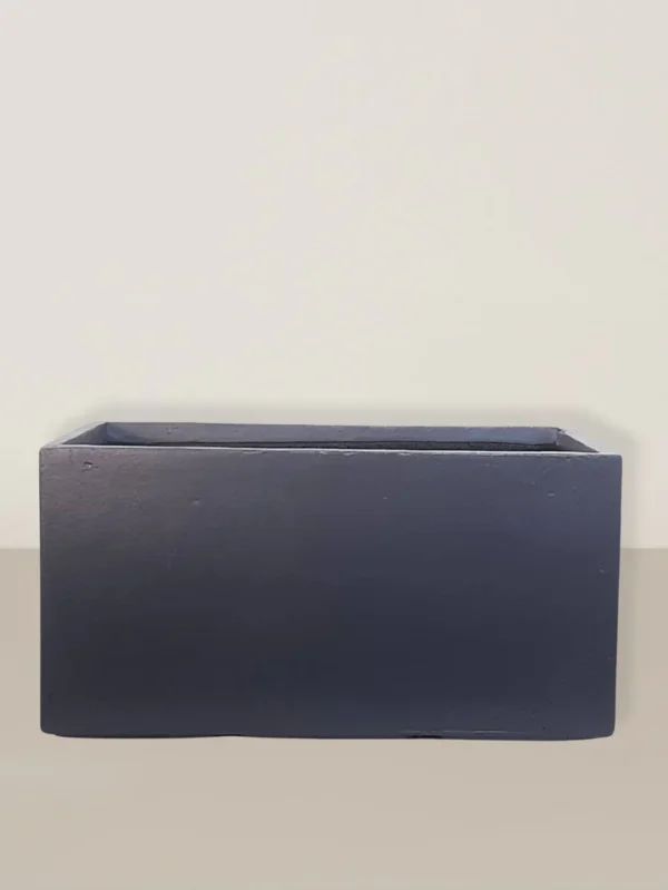 Rectangular Black Pot