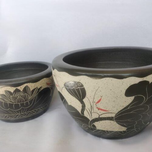 Porcelain-Ceramic Flowerpots