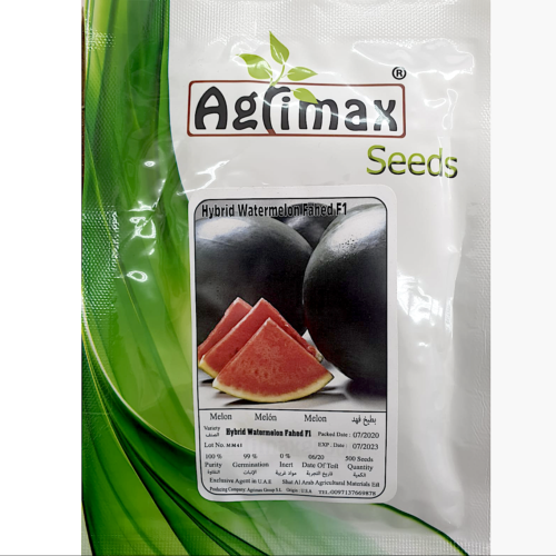 Watermelon Fruit Seeds “Fahed F1 Hybrid” by Agrimax 500 seeds
