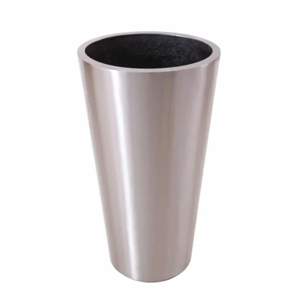 Stainless steel conical Plant pot