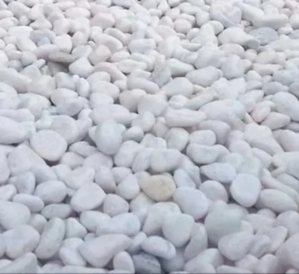 Snow White pebbles 20KG